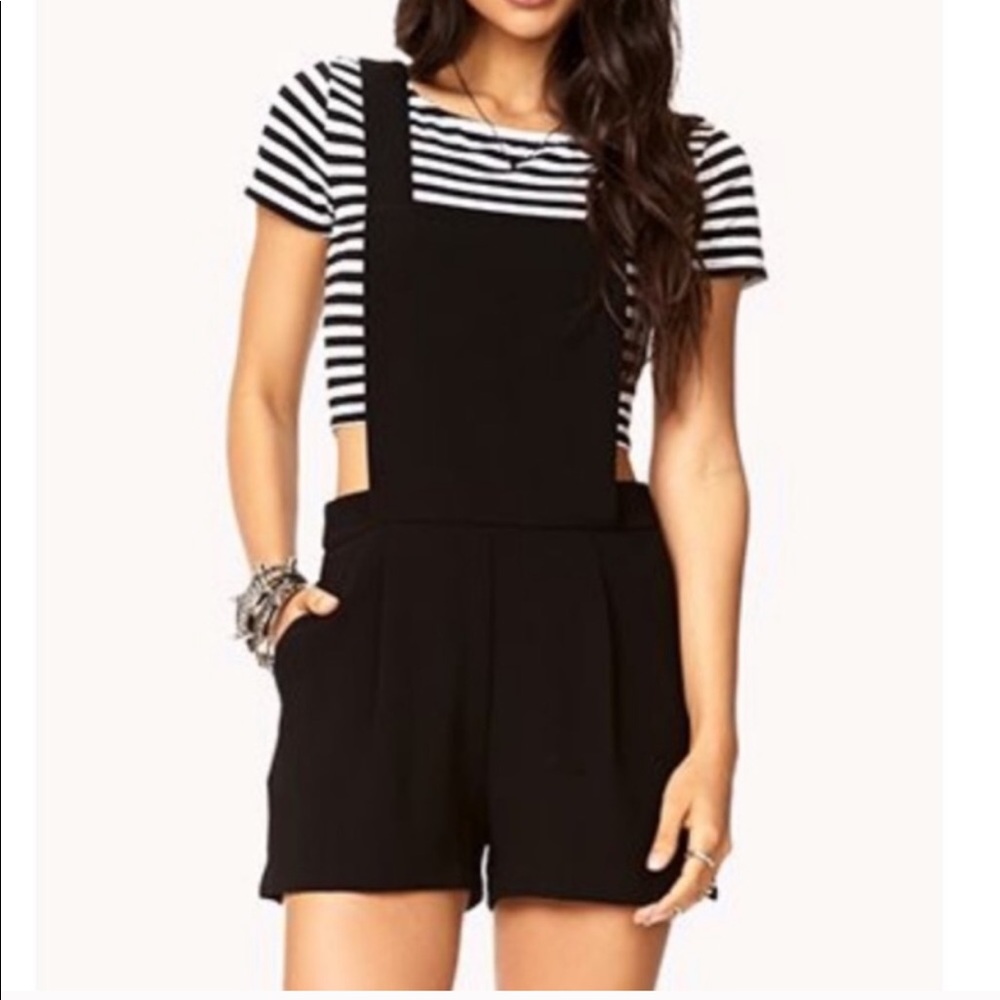 Forever 21 Overall Shorts